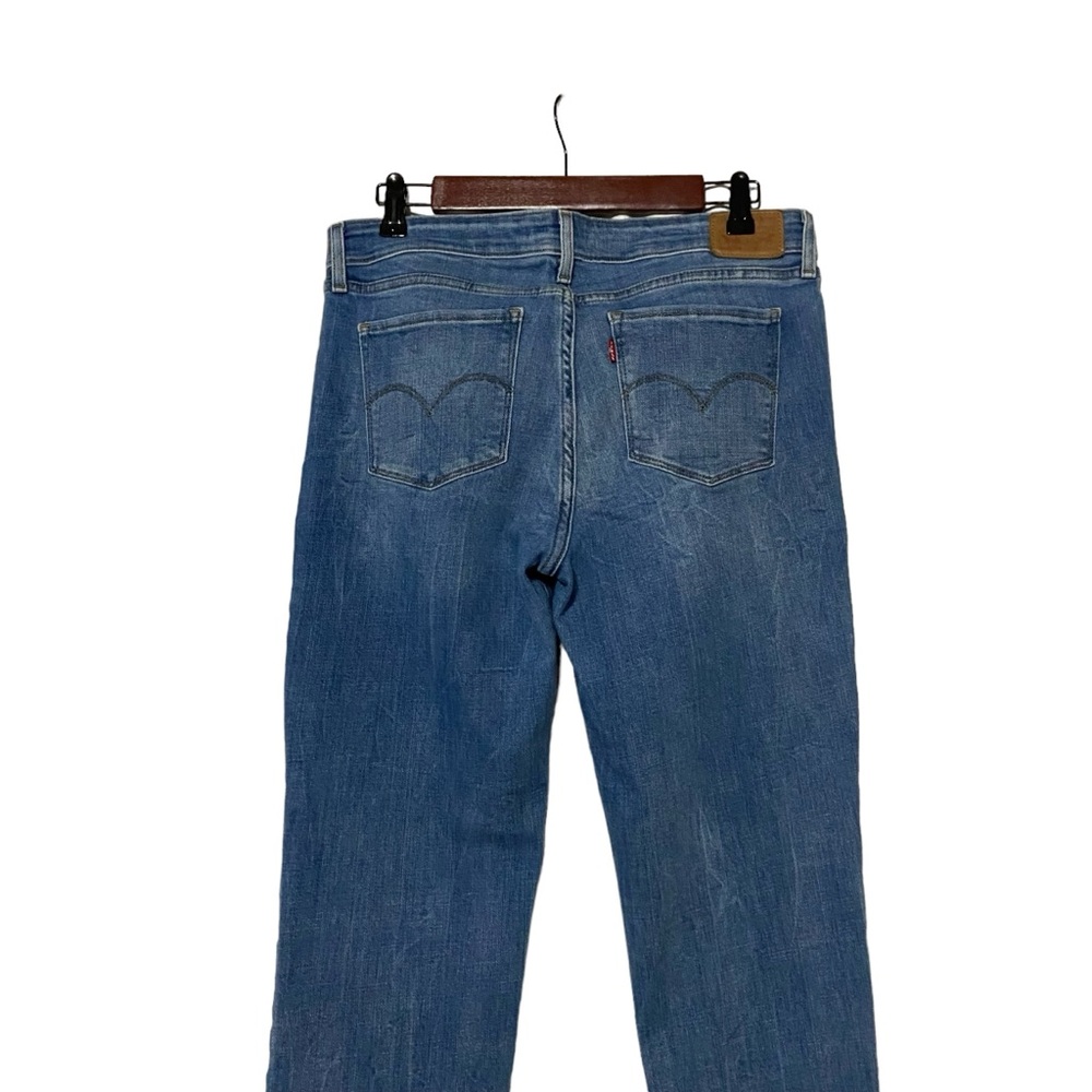 Levi’s 712 Slim Medium Washed Jeans Blue - Picture 10 of 15